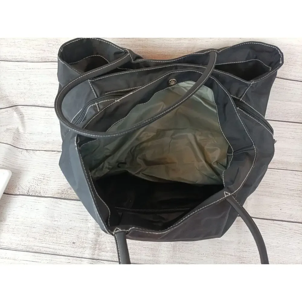 Dansko Big Logo Duffle Bag Black Carry on Travel Workout Weekender